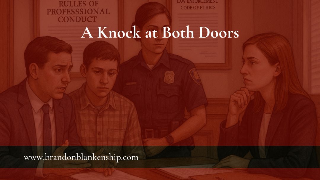 Attorney Prosecutor Officer and Accused